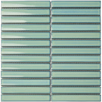 Pastell Türkis Kitkat Stick Porzellan Mosaikfliese