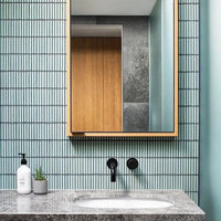 Pastell Türkis Kitkat Stick Porzellan Mosaikfliese Bad