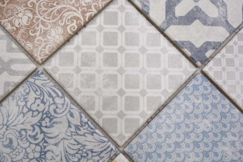 Patchwork Bunt Mix Mosaikfliesen