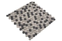 Penny Beige Unglasiert Knopf Mosaikfliese Plättli