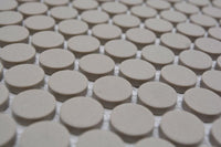 Grau Unglasiert Knopf Mosaikfliesen Bad und Küche