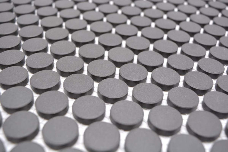 Schwarz Mosaik Knopf Mosaikfliese Bad und Küche Rutschhemmung