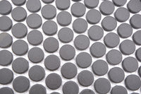 Schwarz Mosaik Unglasiert Knopf Mosaikfliese Schweiz