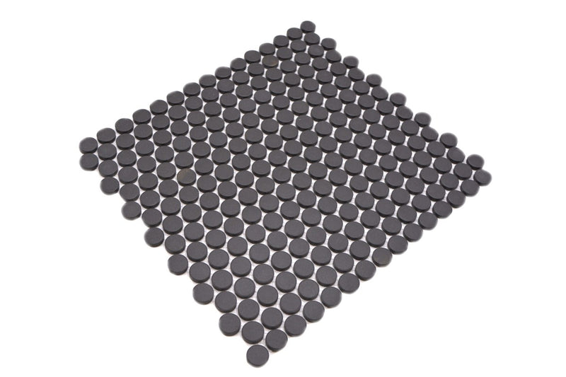 Penny Schwarz Mosaik Knopf Mosaikfliesen Rutschhemmung