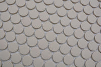 Weiss Unglasiert Knopf Mosaikfliesen Schweiz Bad und Küche