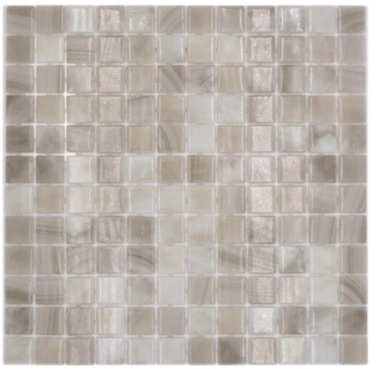 Perlen Glanz Beige Mosaikfliese