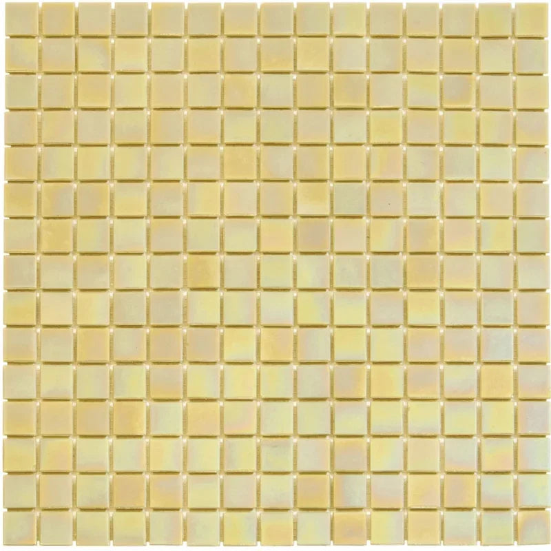 Perlen Gold Perlmutt Quadrat Glas Mosaik Fliese