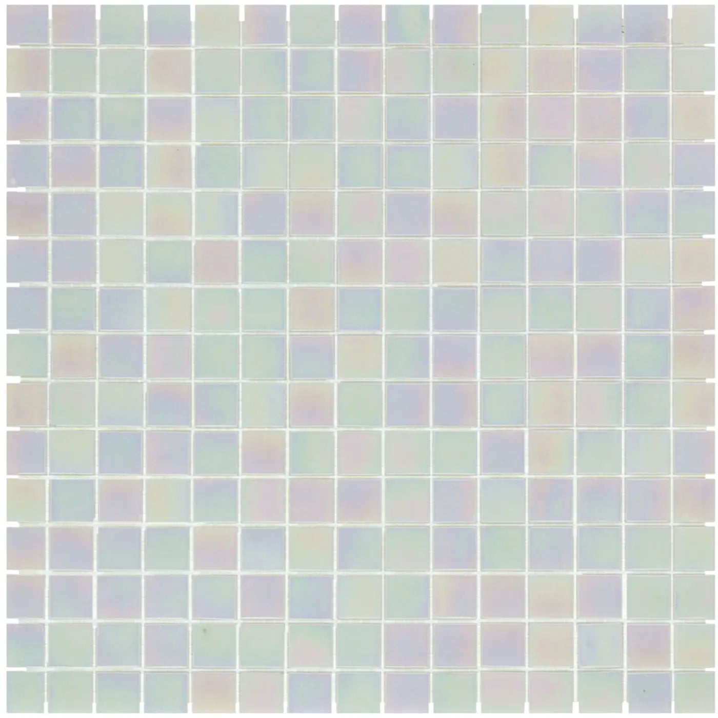 Perlen Schimmer Quadrat Glas Mosaik Fliese