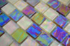 Perlmutt Regenbogen Mosaikfliese Glanz Beige Plättli
