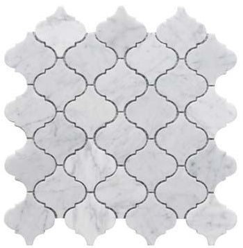 Persische Arabeske Weisse Marmor Mosaik Fliesen Schweiz