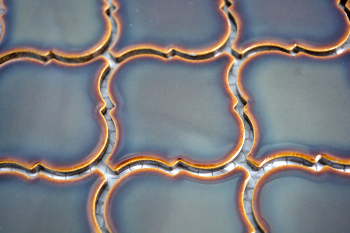 Persische Arabesque Tief Blau Mosaik Fliesen