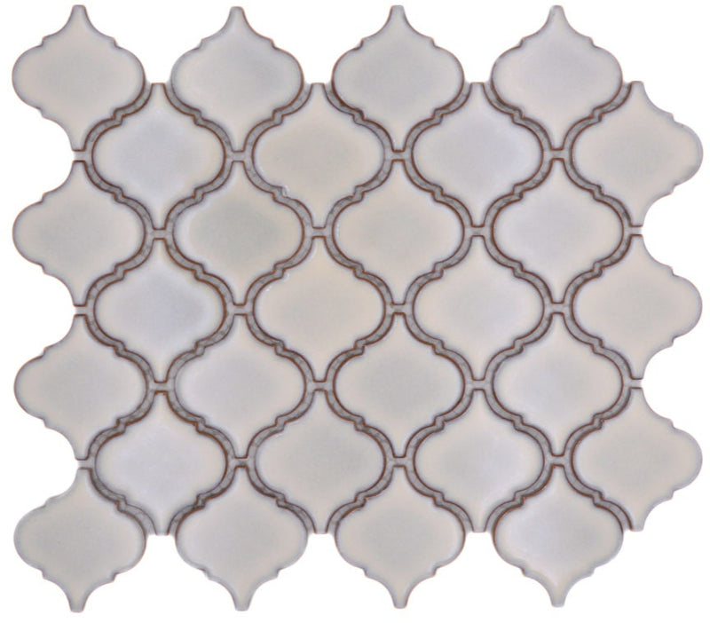 Persische Arabesque Weiss Gewaschene Mosaik Fliesen