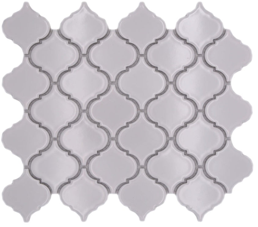 Persische Arabesque Weiss Mosaik Fliesen