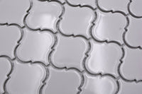 Persische Arabesque Weisse Mosaik Fliesen