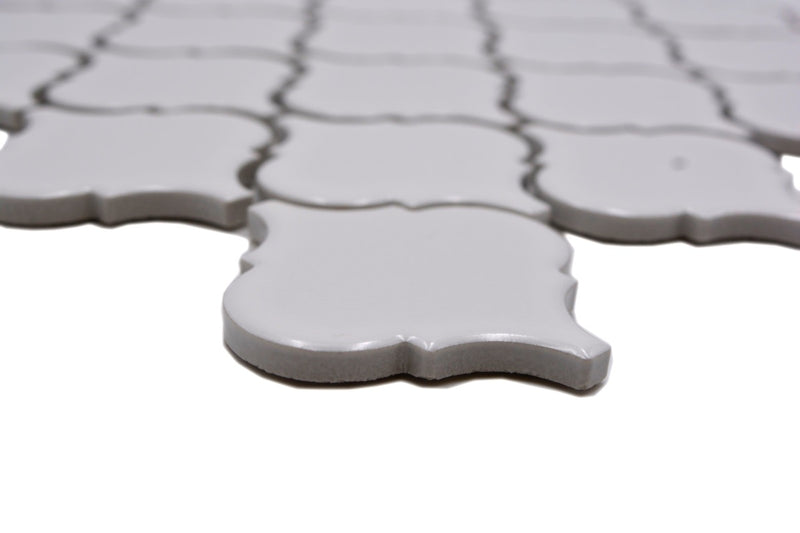 Persische Arabesque Weiss Mosaik Fliesen
