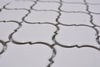 Persische Arabesque Weiss Mosaik Fliesen