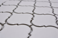 Persische Arabesque Weiss Mosaik Fliesen
