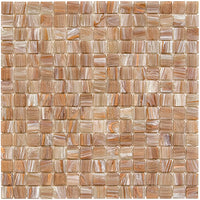 Petra Pink Gold Ader Quadrat Glas Mosaik Fliese