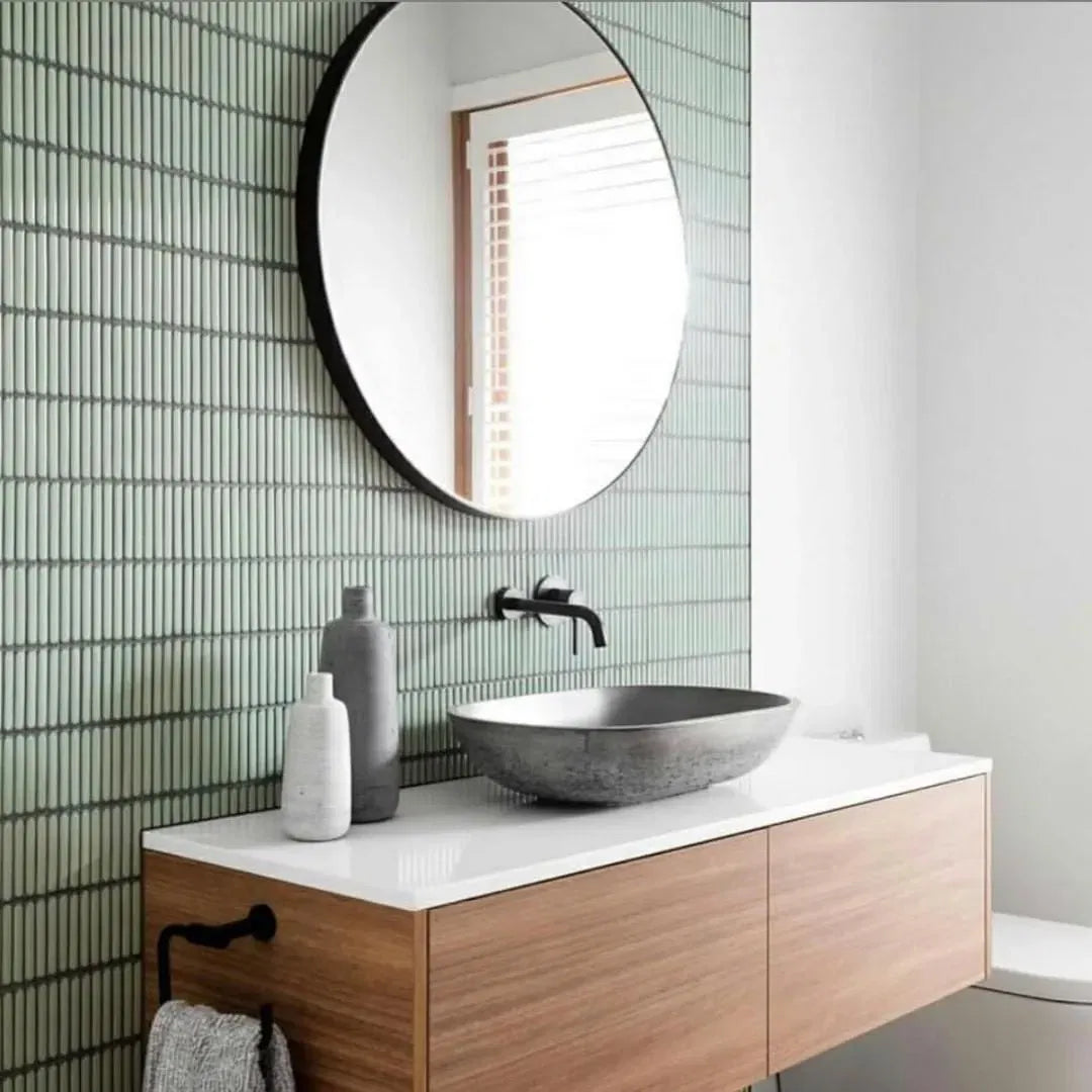 Grün Blau Glanz Porzellan Mosaikfliese Badezimmer Wand Deko Plättli