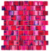 Pink Lila Retro Optik Mosaikfliese