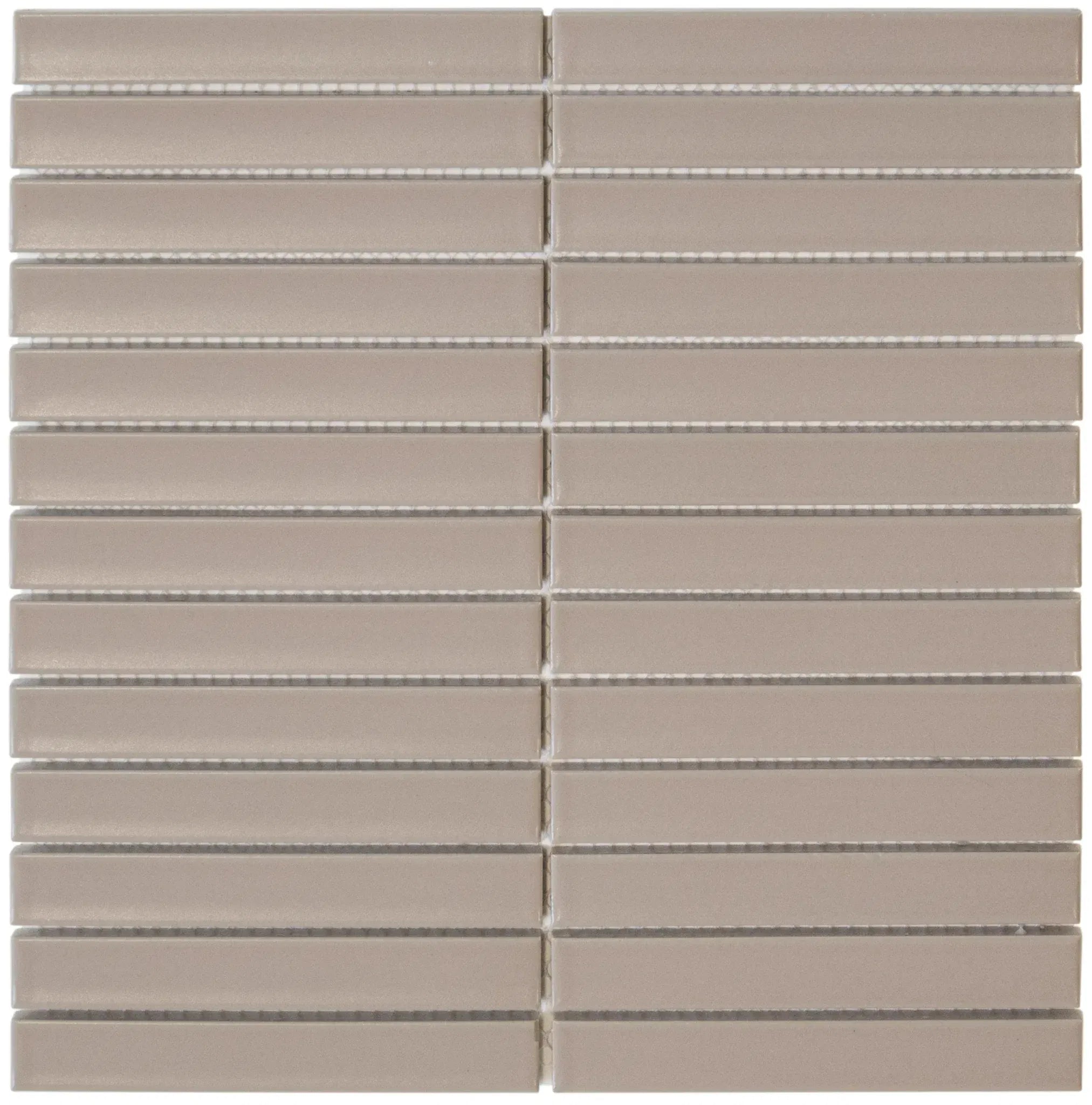 Pink Matt Porzellan Kitkat Mosaikfliese