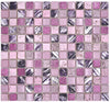 Pink Mix Quadrat Mosaikfliese