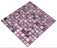 Pink Mix Quadrat Mosaikfliese Schweizer Premium Fliesen