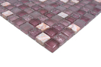 Pink Mix Stein Mosaikfliese Dekorative Wand Fliese