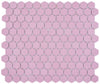 Pinke Hexagon Anti Rutsch Mosaik Fliese