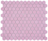 Pinke Hexagon Anti Rutsch Mosaik Fliese