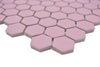 Pinke Hexagon Anti Rutsch Mosaik Fliese