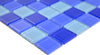 Pixel Pool Mosaikfliese Blau Mix Plättli