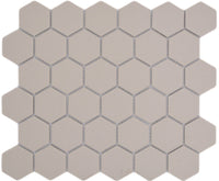 Pure Sand Hexagon Mosaikfliese Anti Rutsch