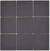 Quadrat Schwarz Anti Rutsch Mosaik Fliese