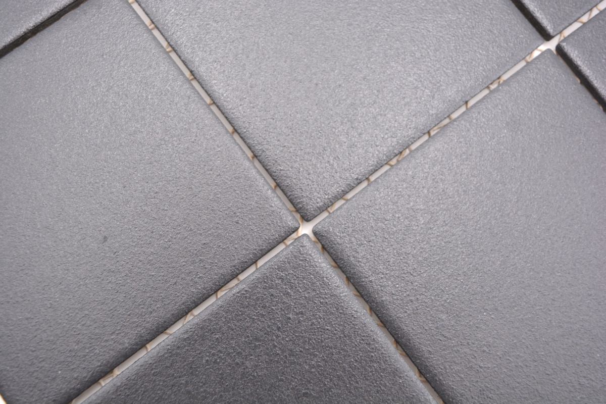 Quadrat Schwarz Anti Rutsch Mosaik Fliese