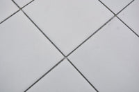 Quadrat Weiss Anti Rutsch Mosaik Fliese