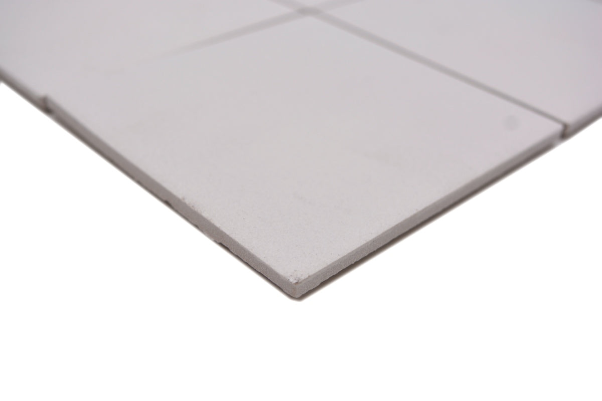 Quadrat Weiss Anti Rutsch Mosaik Fliese
