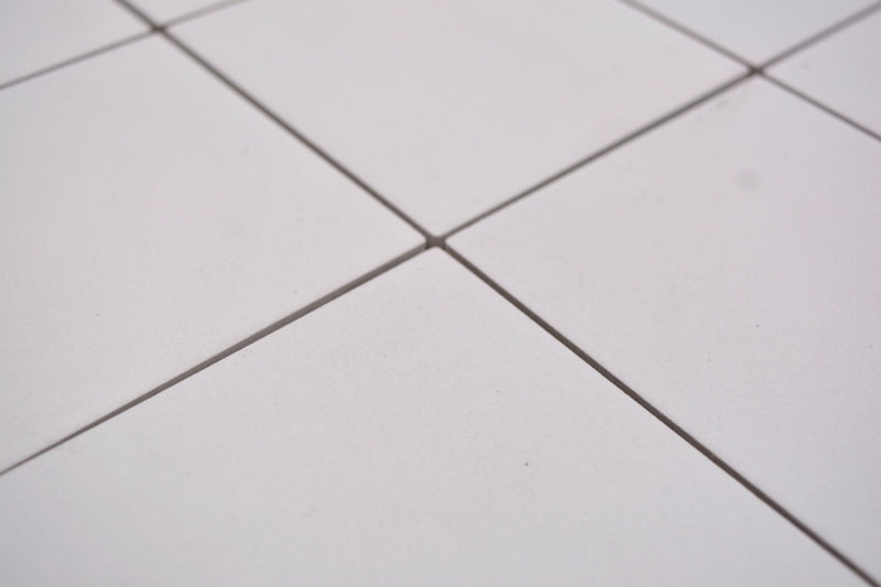 Weiss Anti Rutsch Mosaik Fliese