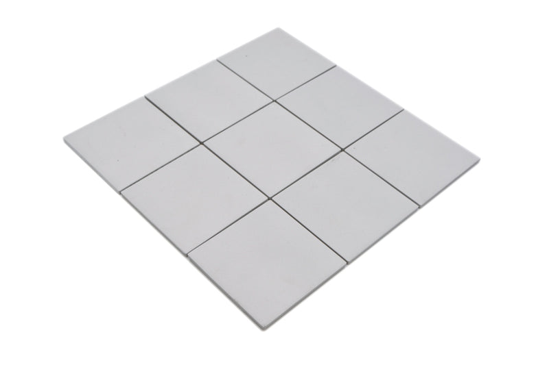 Quadrat Weiss Anti Rutsch Mosaik Fliese