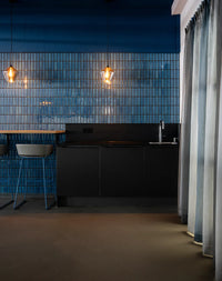 Rechteck Blau Metro Porzellan Mosaikfliese Rückwandfliese