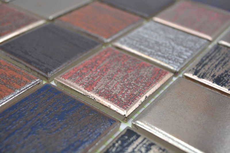 Retro Mix Keramik Mosaikfliese Gewaschen Wand Fliesen