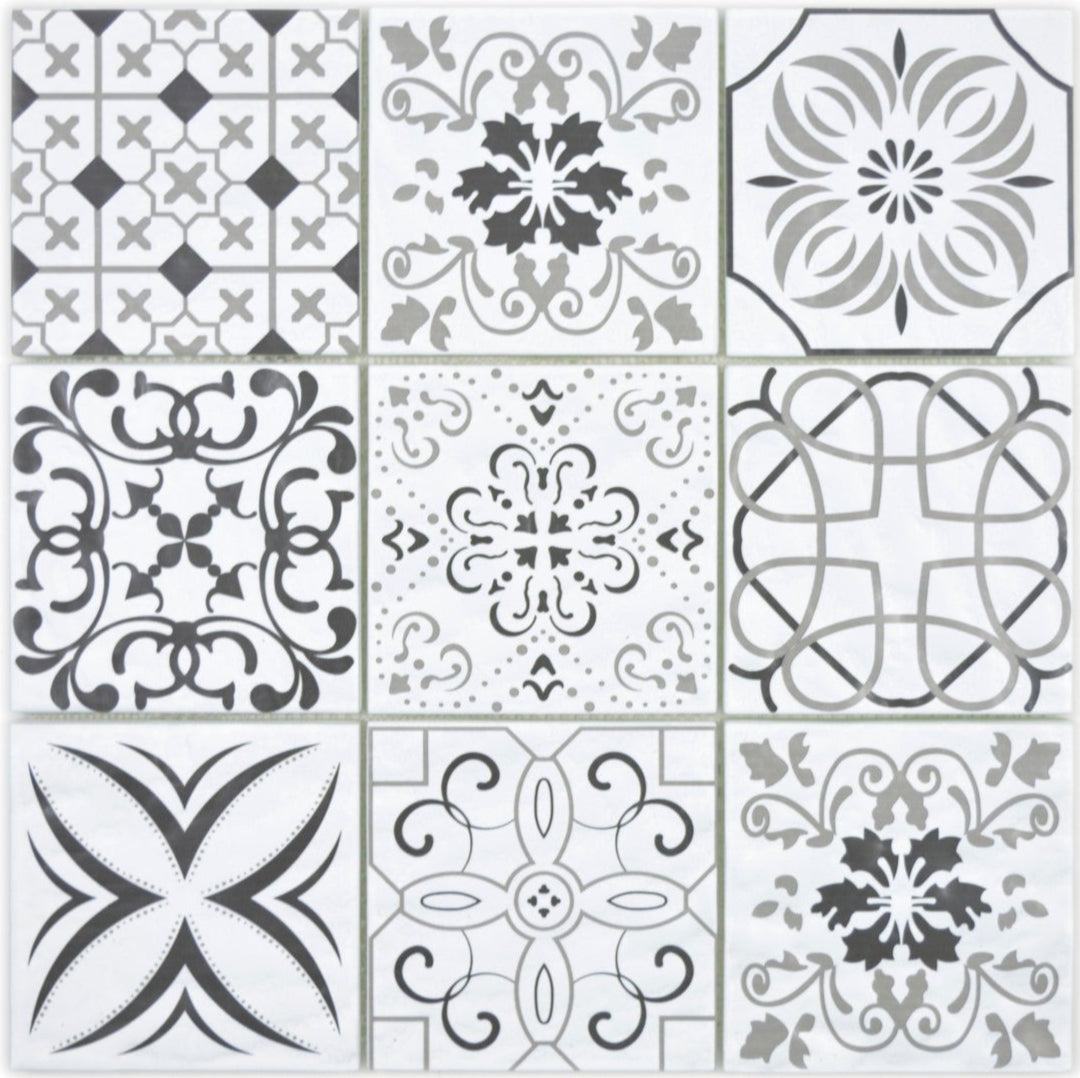 Retro Marokkanische Wand Mosaikfliese 30x30 cm