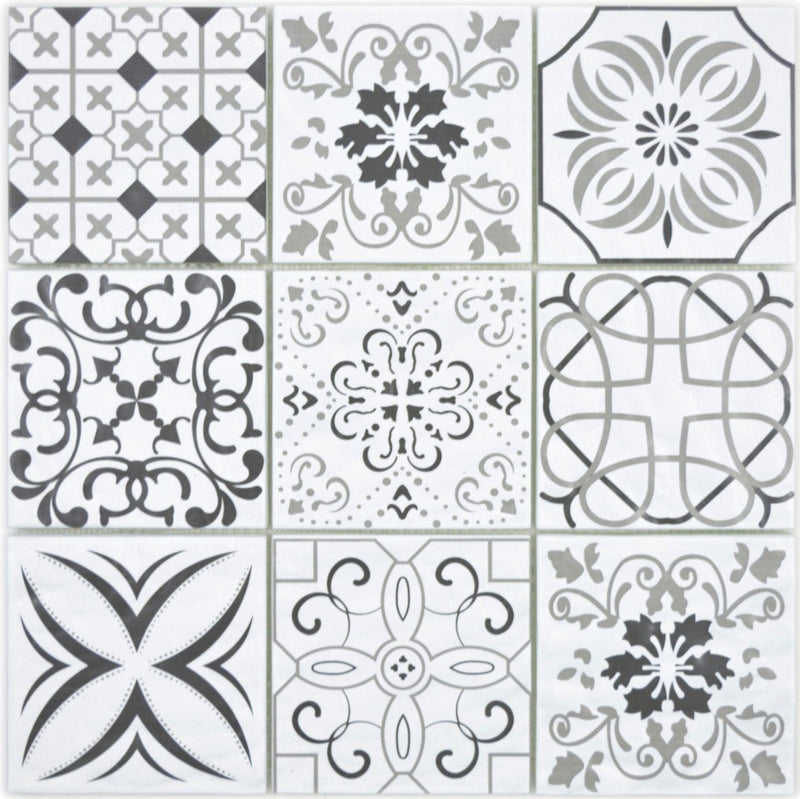 Retro Marokkanische Wand Mosaikfliese 30x30 cm