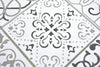 Retro Marokkanische Wand Mosaikfliese 30x30 cm Weiss