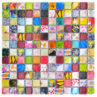 Retro Mix Hollywood Mosaikfliese