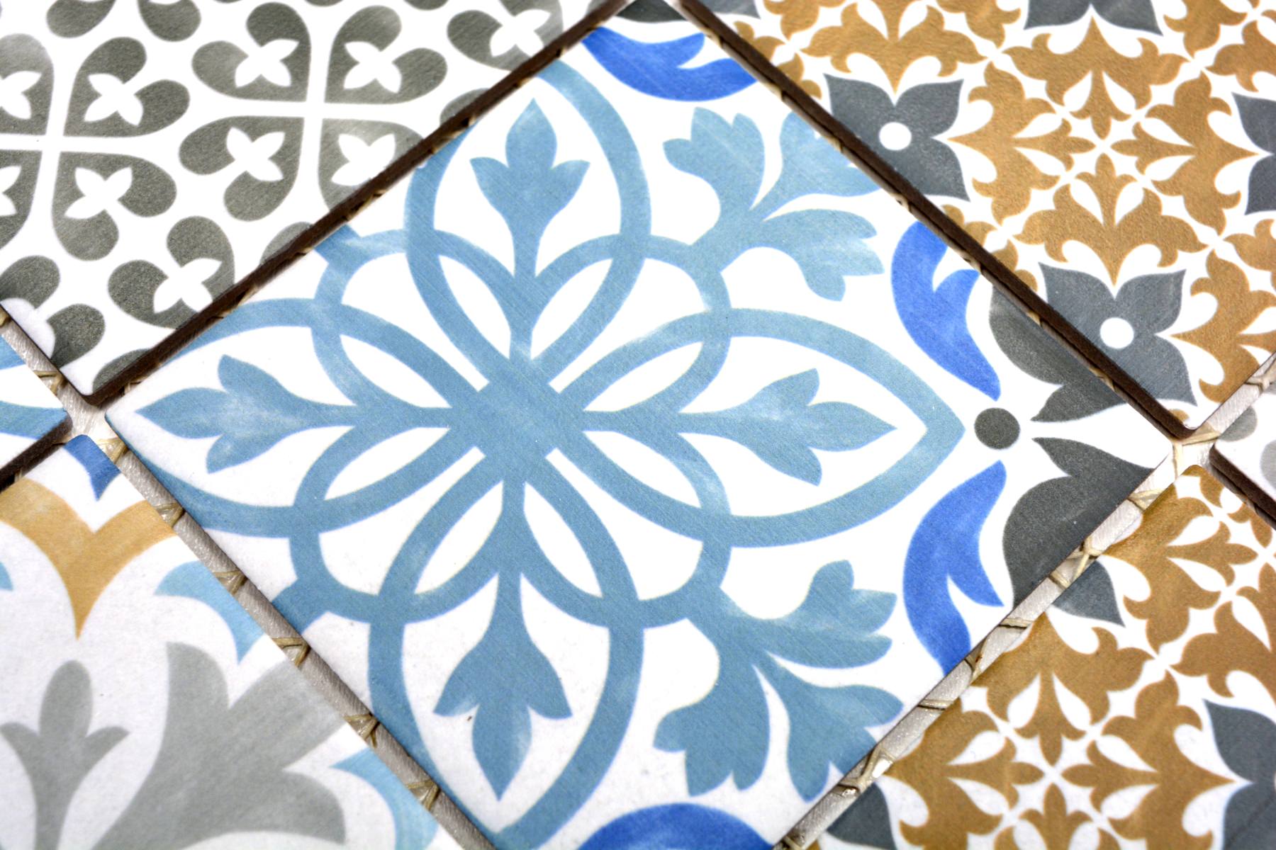 Retro Vintage Muster Mosaikfliesen Schweiz Plättli