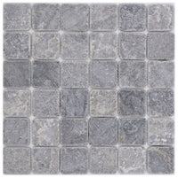 Roma Grau Naturstein Marmor Mosaikfliese