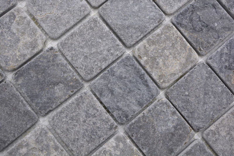 Roma Grau Naturstein Marmor Mosaikfliesen