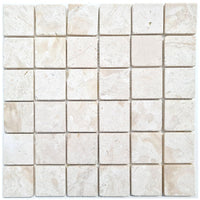 Roma Weiss Naturstein Marmor Mosaikfliese