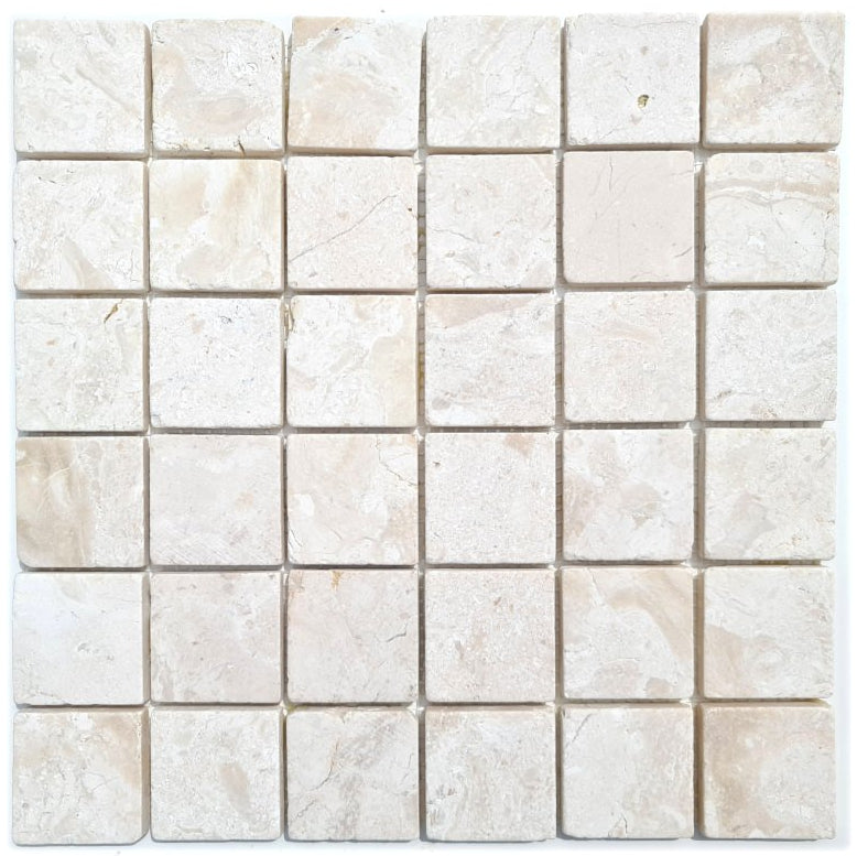 Roma Weiss Naturstein Marmor Mosaikfliese